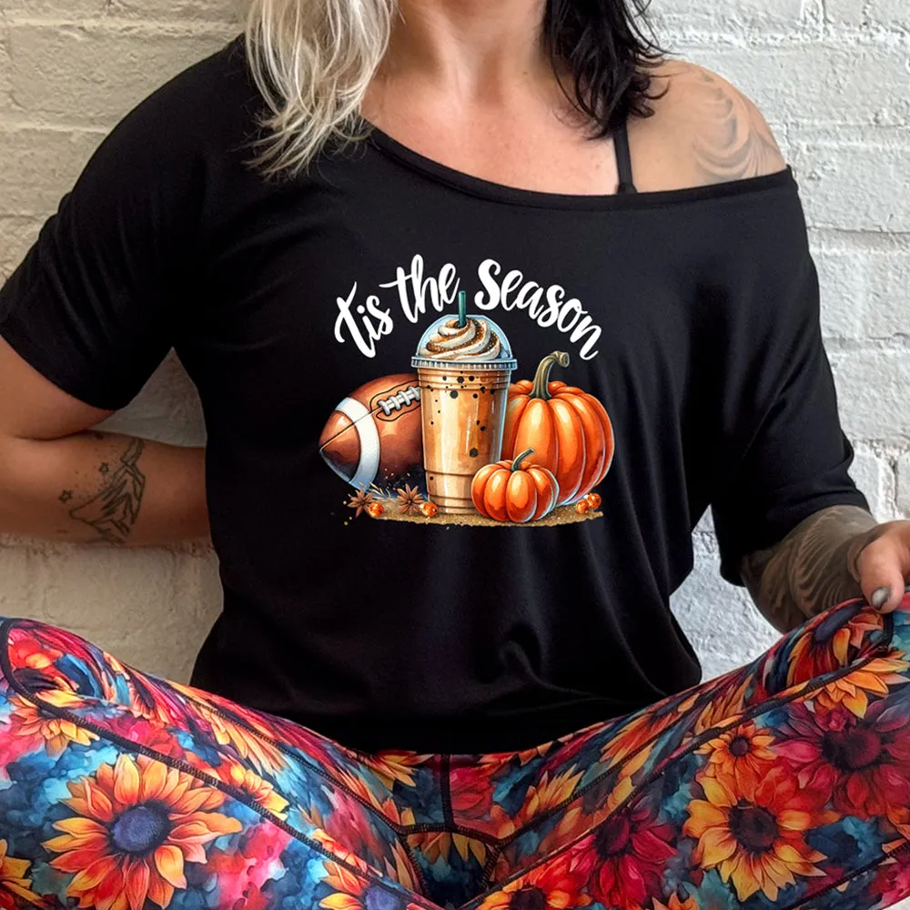 Football Coffee Tis The Season | Slouchy Tee