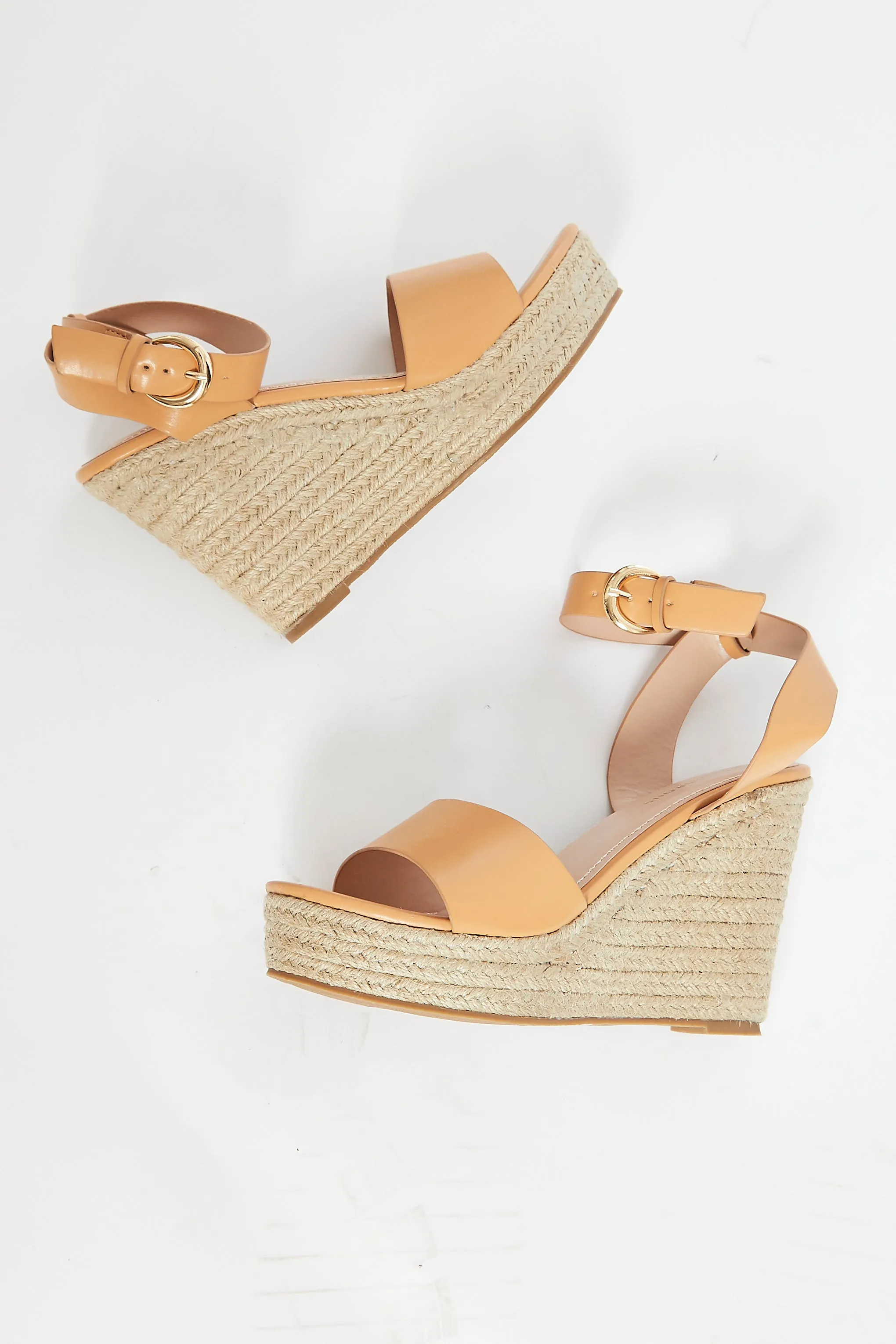 Glamorous Camel PU Wedges