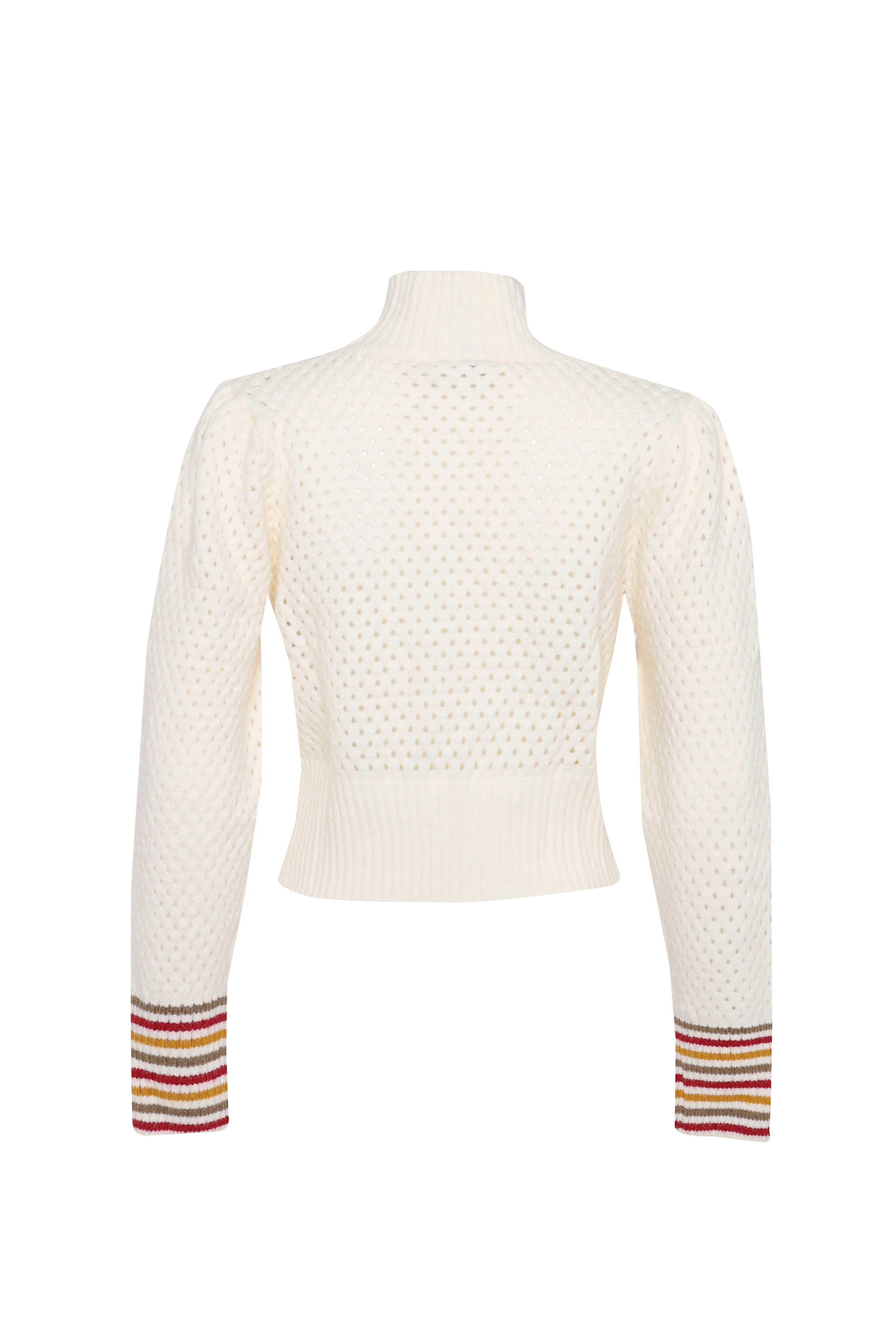 Glamorous Cream Multi Knit Long Sleeve Jumper