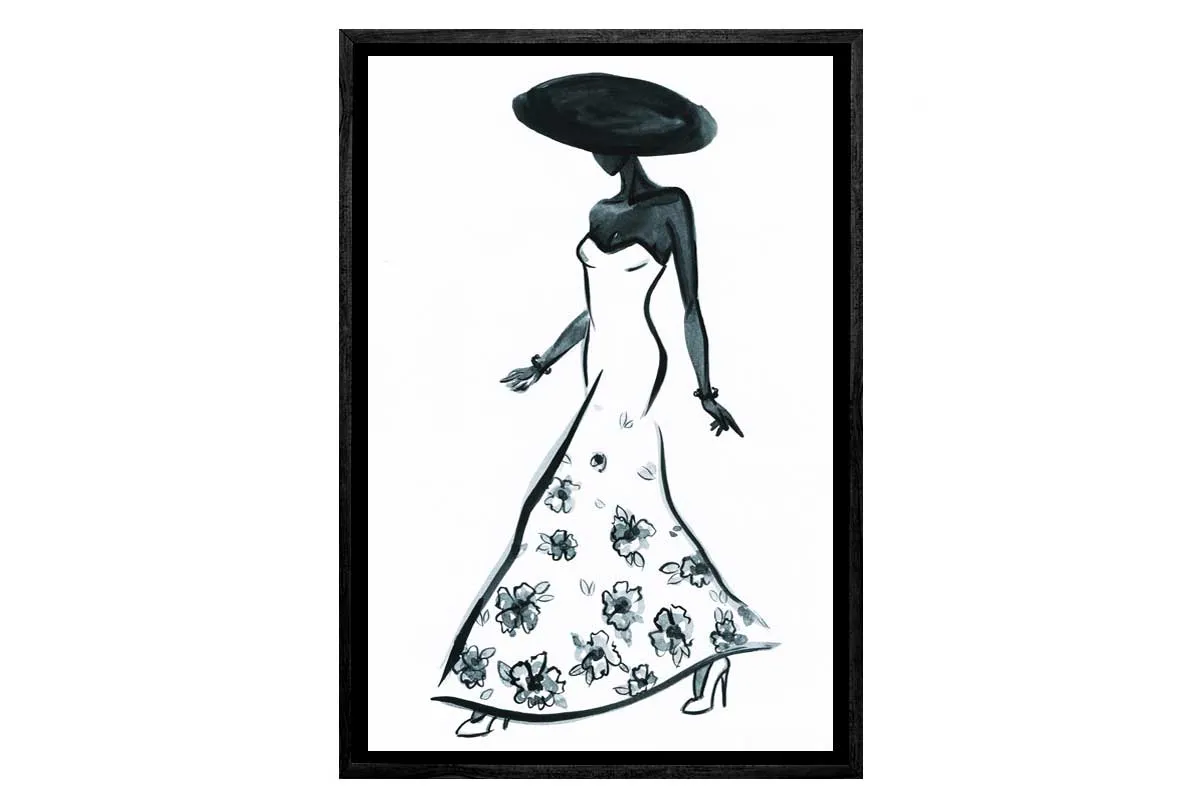 Glamorous Dress 4 | Fashion Wall Art Print