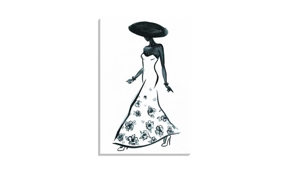 Glamorous Dress 4 | Fashion Wall Art Print