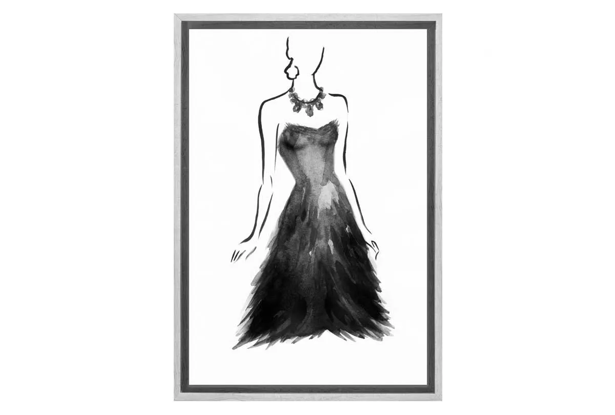 Glamorous Dress | Fashion Wall Art Print