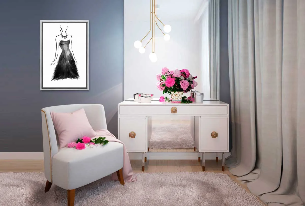 Glamorous Dress | Fashion Wall Art Print