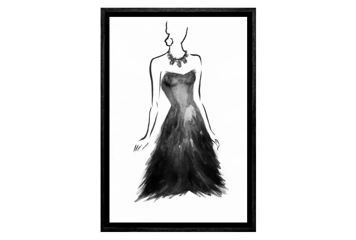 Glamorous Dress | Fashion Wall Art Print