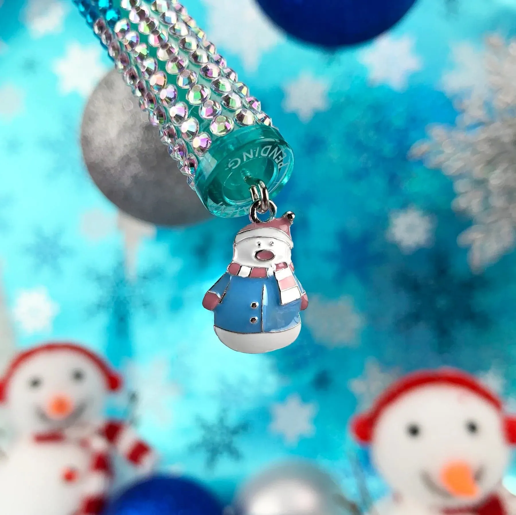 Glossy Pops Christmas Frosted Snowman