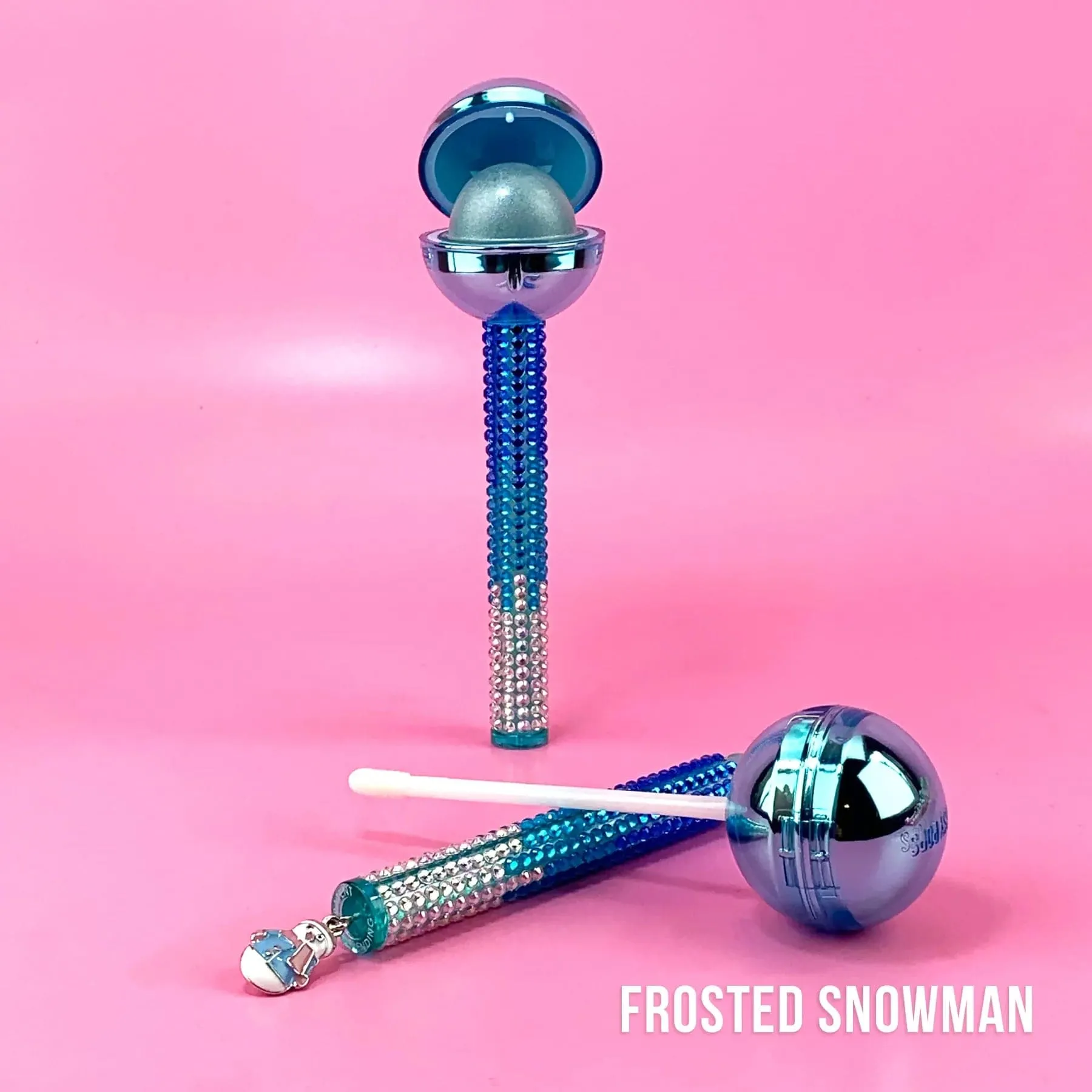 Glossy Pops Christmas Frosted Snowman