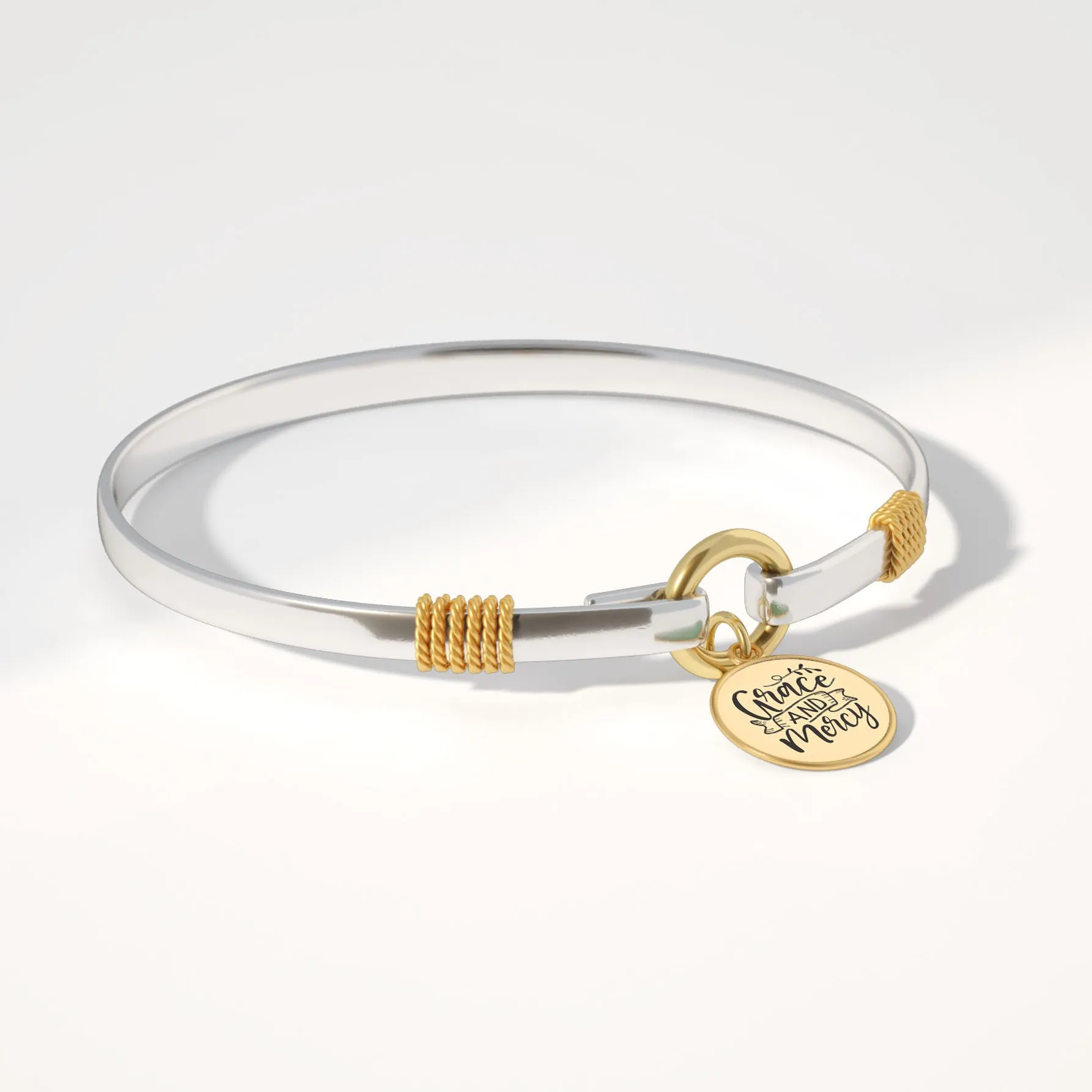 Grace and Mercy - Two-Tone Bracelet