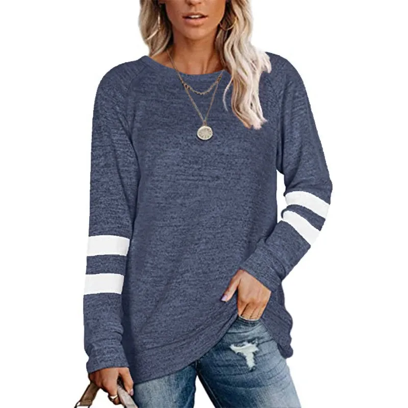 Haute Edition Women's Varsity Stripe Slouchy Tee