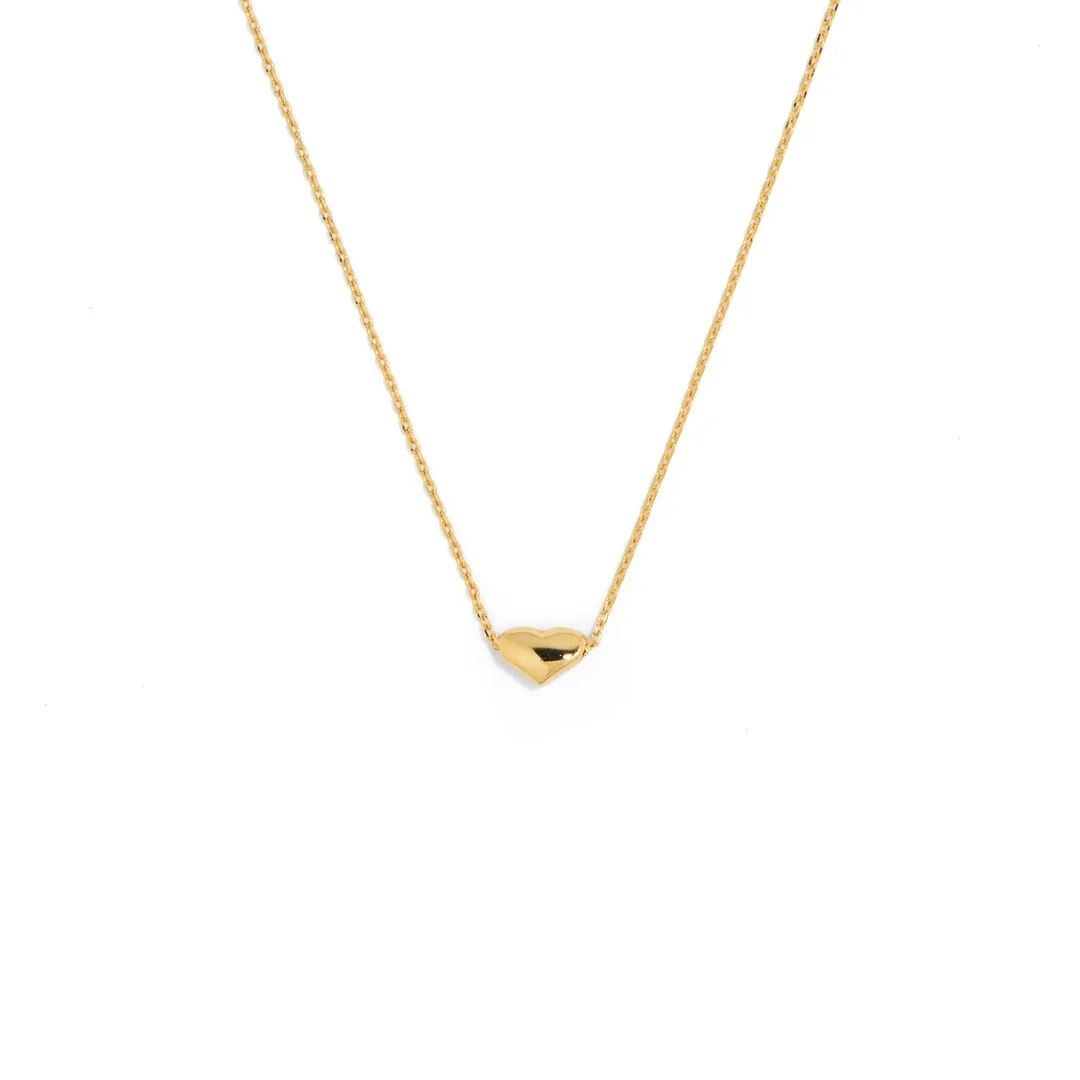 HEART BOLD GOLDEN NECKLACE