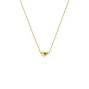 HEART BOLD GOLDEN NECKLACE