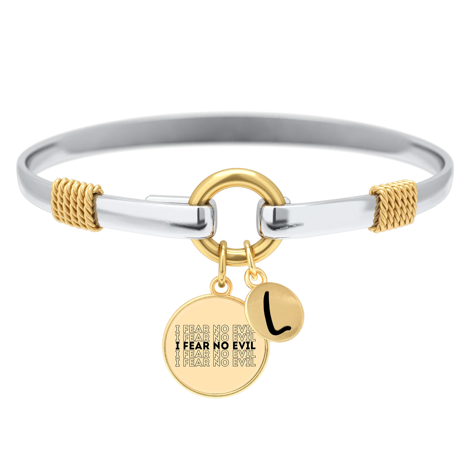 I Fear No Evil - Two-Tone Bracelet