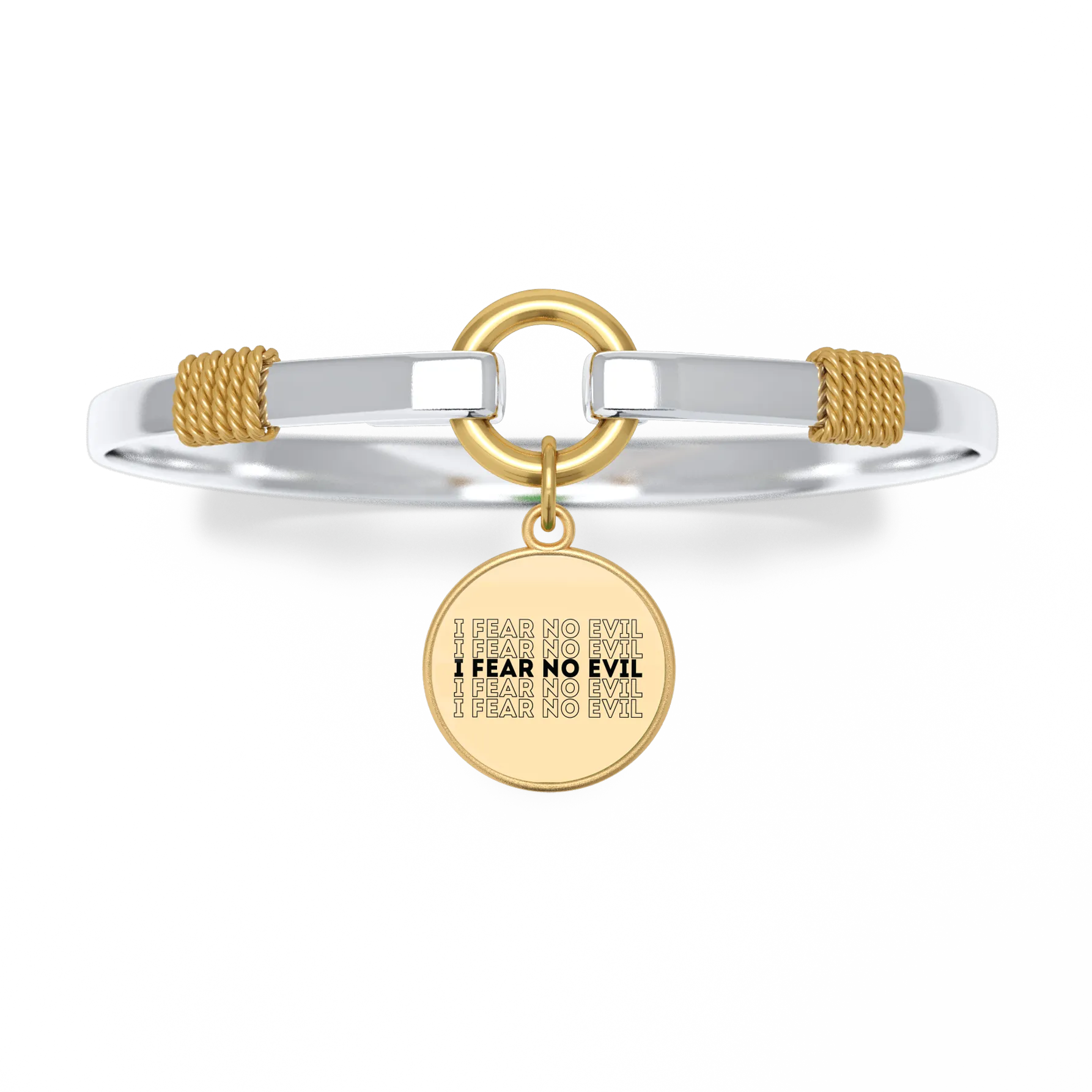 I Fear No Evil - Two-Tone Bracelet