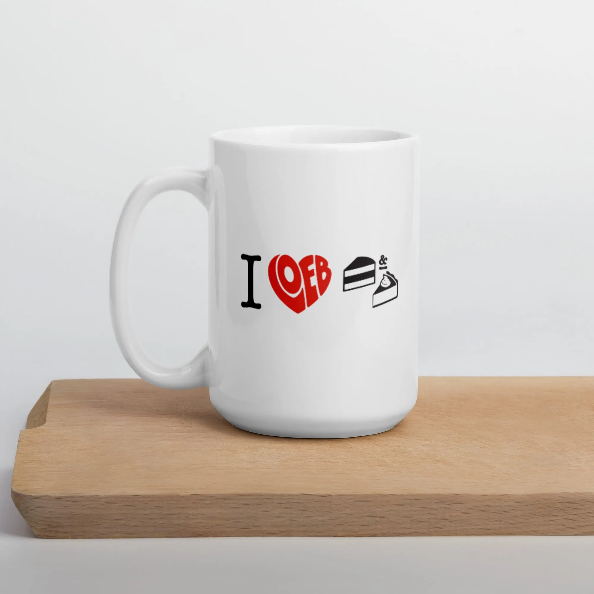 I Loeb Cake White Glossy Mug