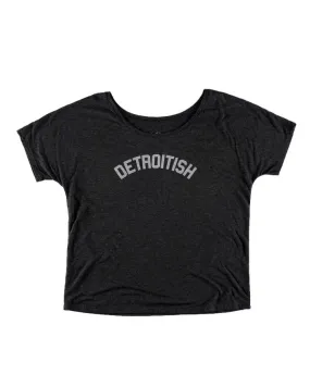 Ink Detroit Detroitish Slouchy T-Shirt - Charcoal Black