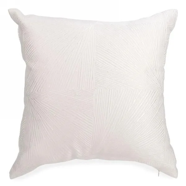 IVORY TEXTURED CUSHION (17X17)