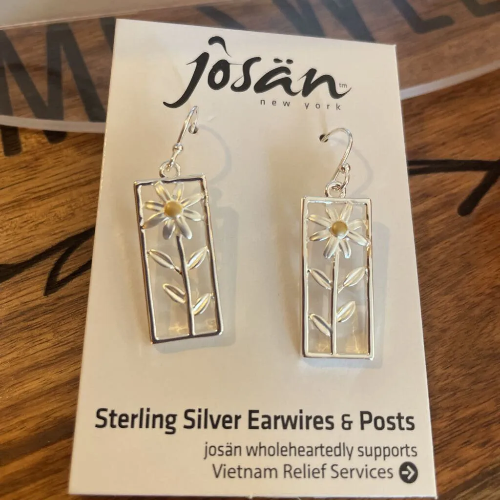 Josan SSW Two Tone Daisy Earrings