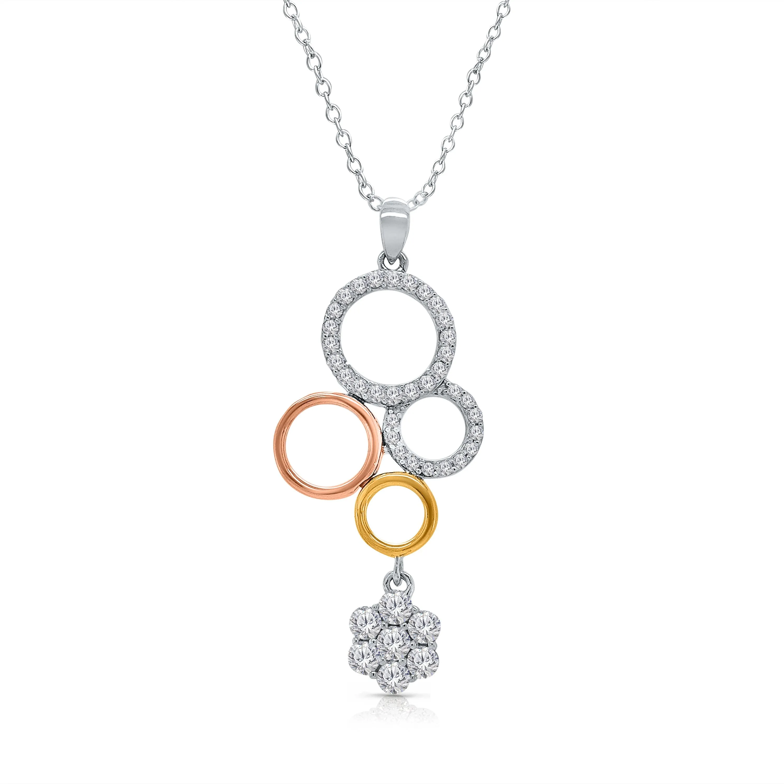 Kallati Eternal Two-Tone Gold Diamond Pendant