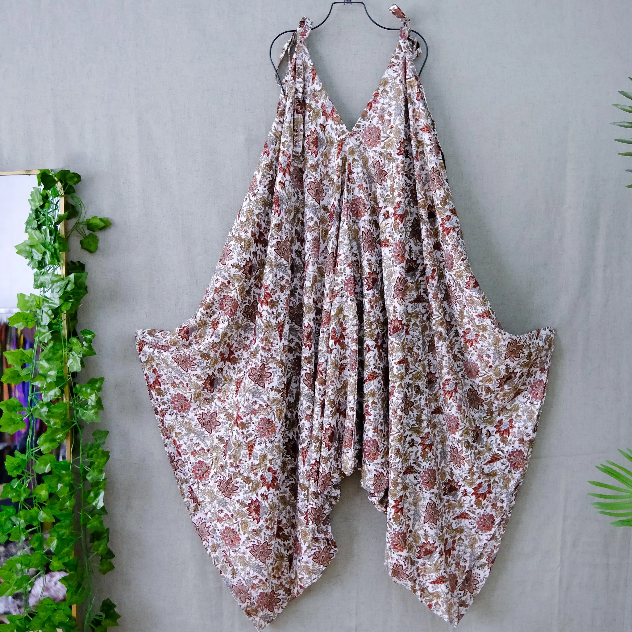 Loose Bohemian Style Summer Jumpsuit with Pockets