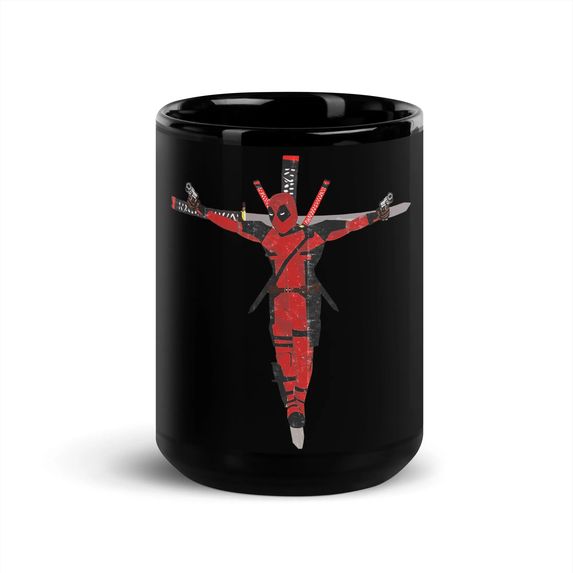 Marvel Jesus Black Glossy Mug