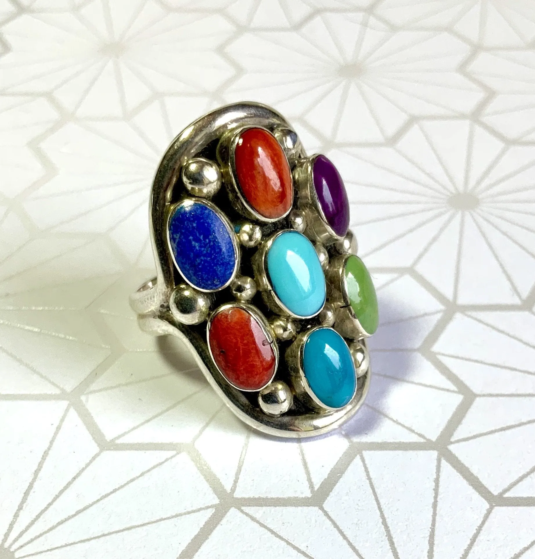 Melody Multi Colored Gems Ring