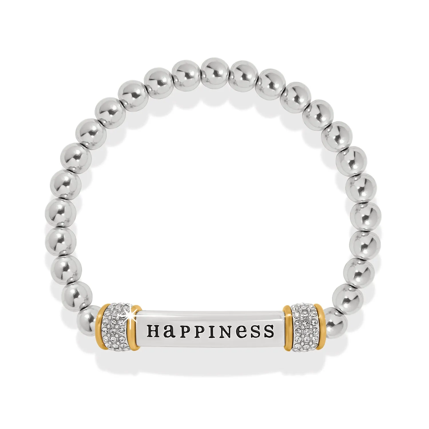 Meridian Happiness Two Tone Stretch Bracelet