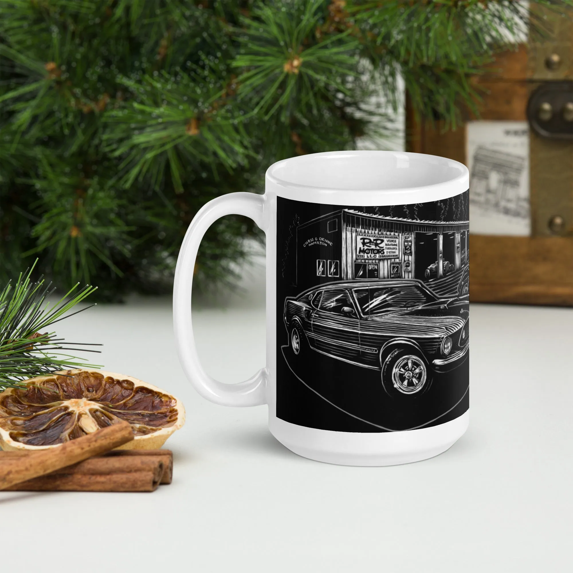 Mustang Shop White Glossy Mug