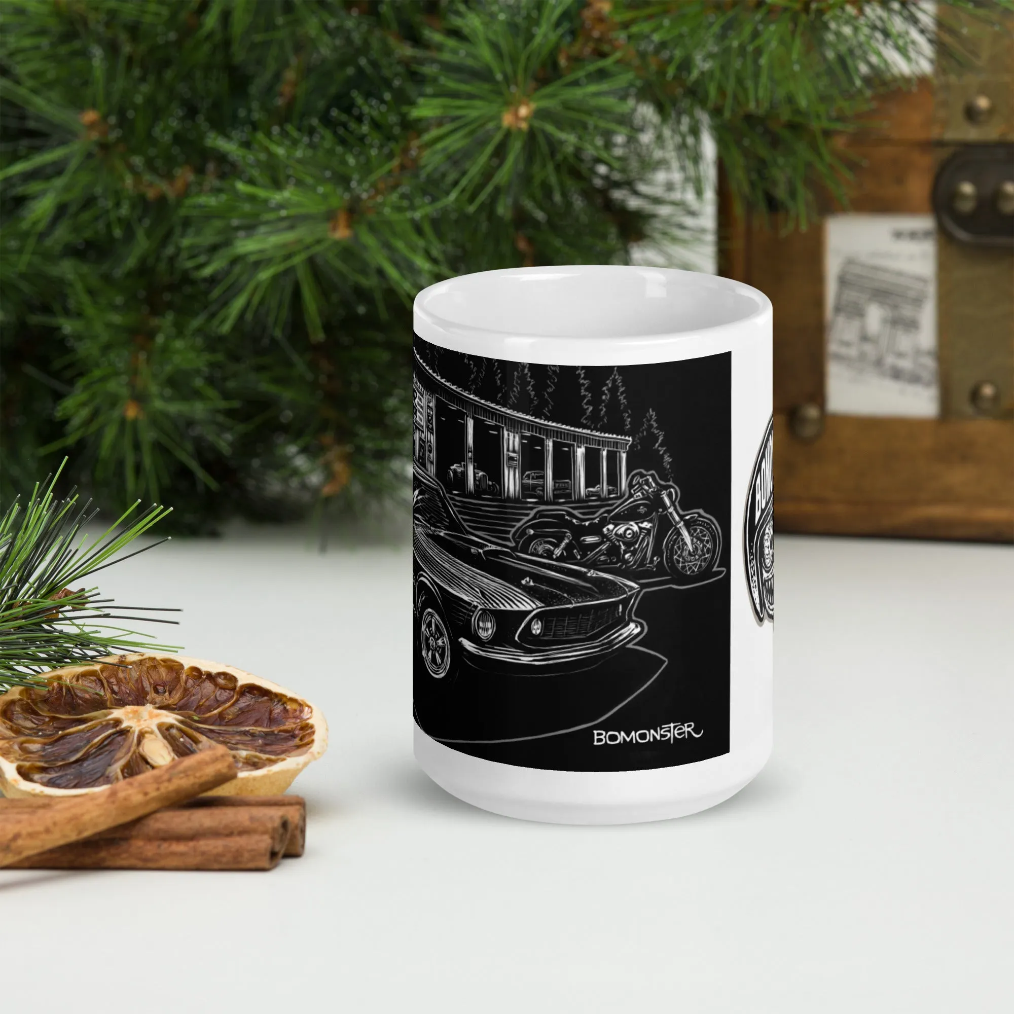 Mustang Shop White Glossy Mug