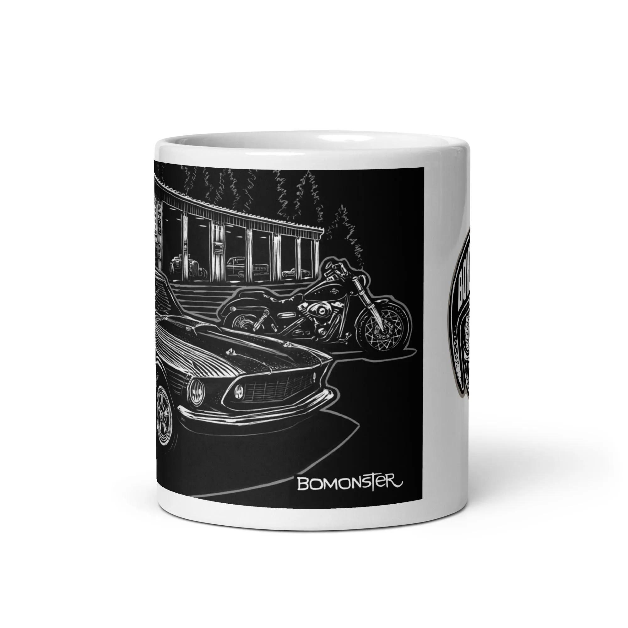 Mustang Shop White Glossy Mug