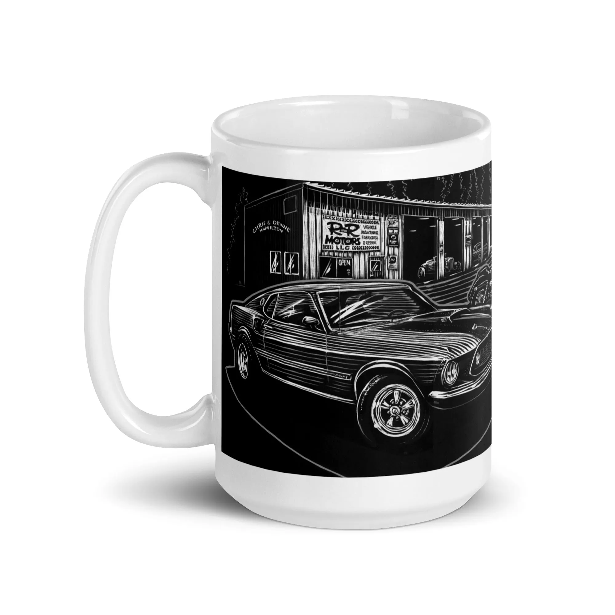 Mustang Shop White Glossy Mug