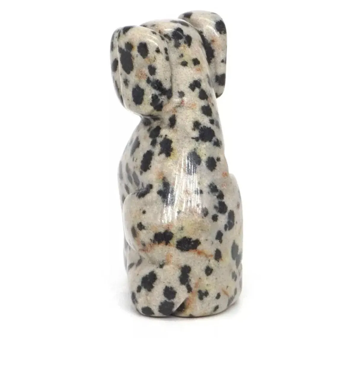 Natural Dalmatian Jasper Dog figurine