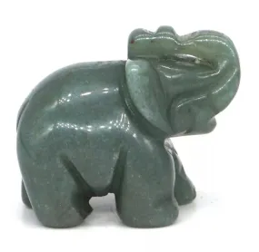 Natural Green Aventurine Elephant figurine