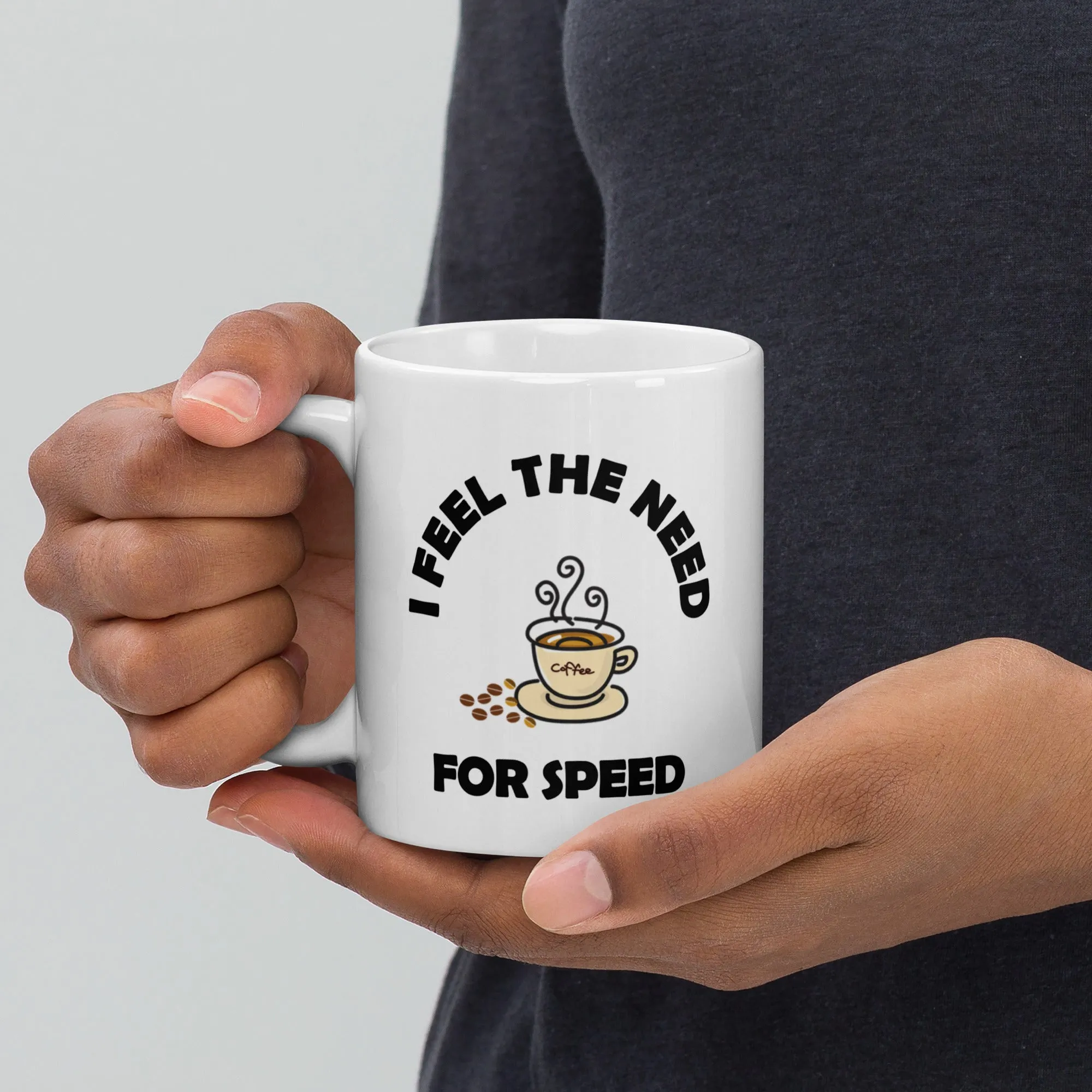 Need For Speed, White glossy coffee mug