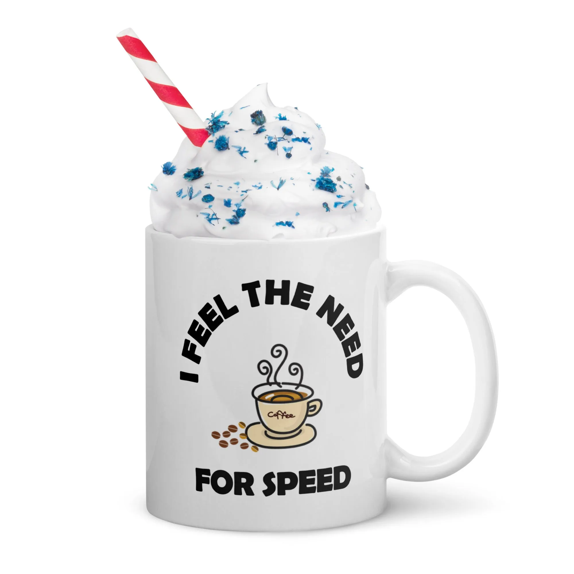 Need For Speed, White glossy coffee mug