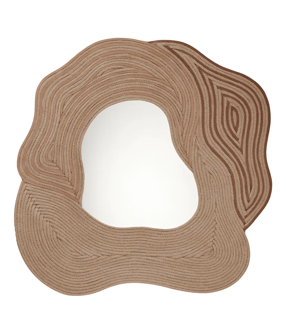 Oco Mirror - Textured Camel