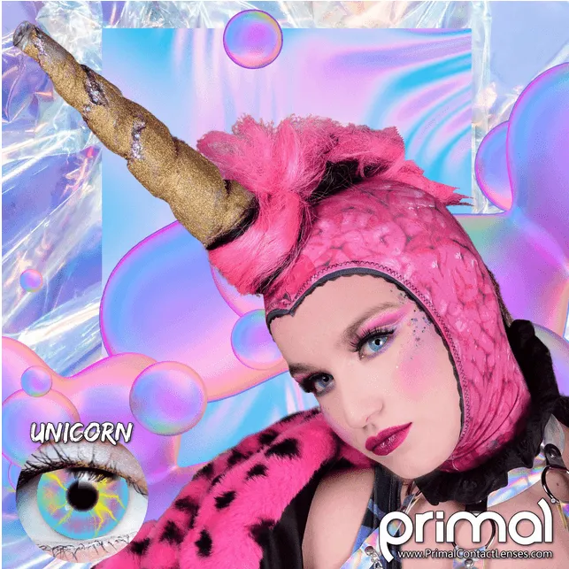 PRIMAL Unicorn - Rainbow Colored Contact Lenses