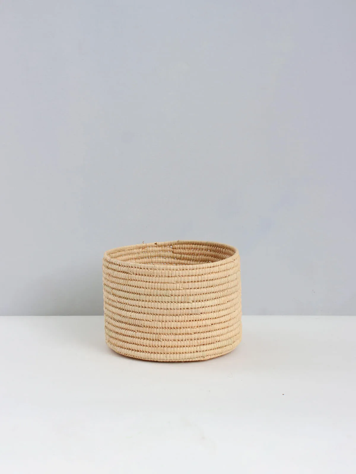 Raffia Storage Pots, Natural