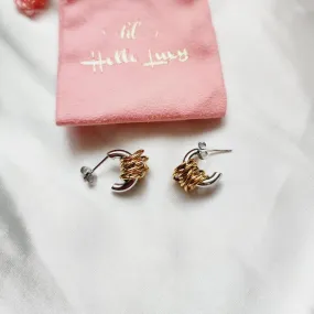 Simone Two Tone Earrings