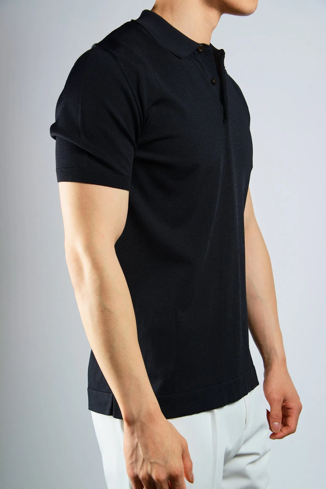 S/S Textured Modern Polo