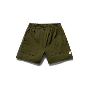 Stretch Nylon Utility Swim Short 6"