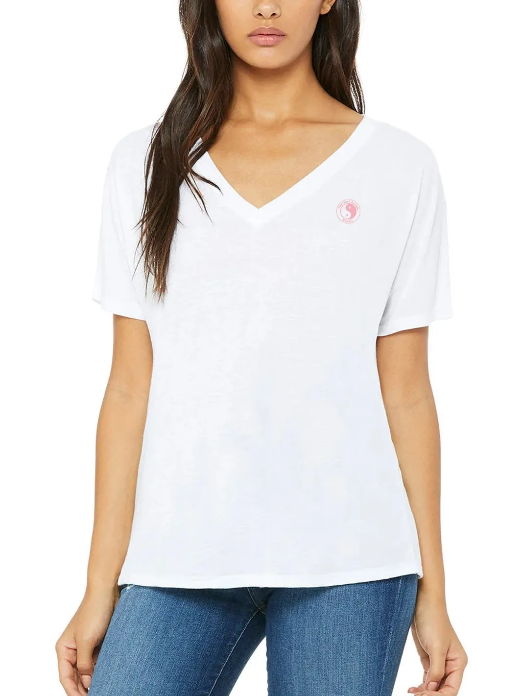 T&C Surf Brushed Sakura Slouchy V Tee