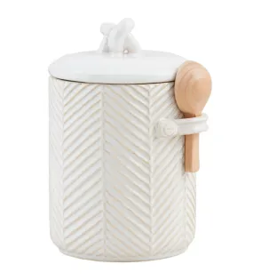 Textured Coffee Canister