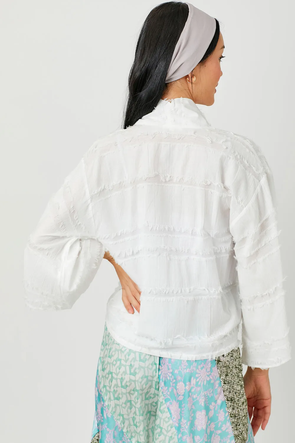 Textured  Guaze Kimono