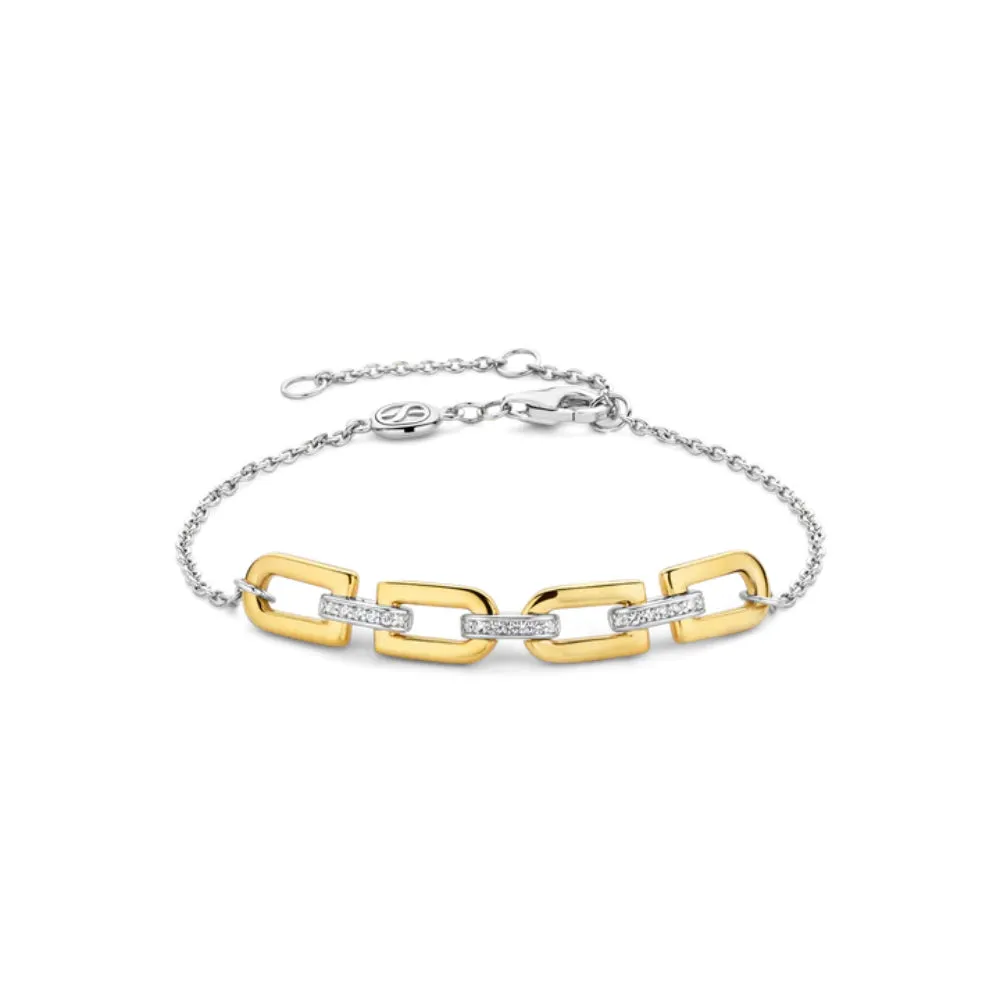 Ti Sento Two-Tone Link Bracelet