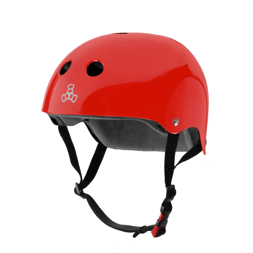 Triple 8 The Certified Sweatsaver Helmet - Red Glossy