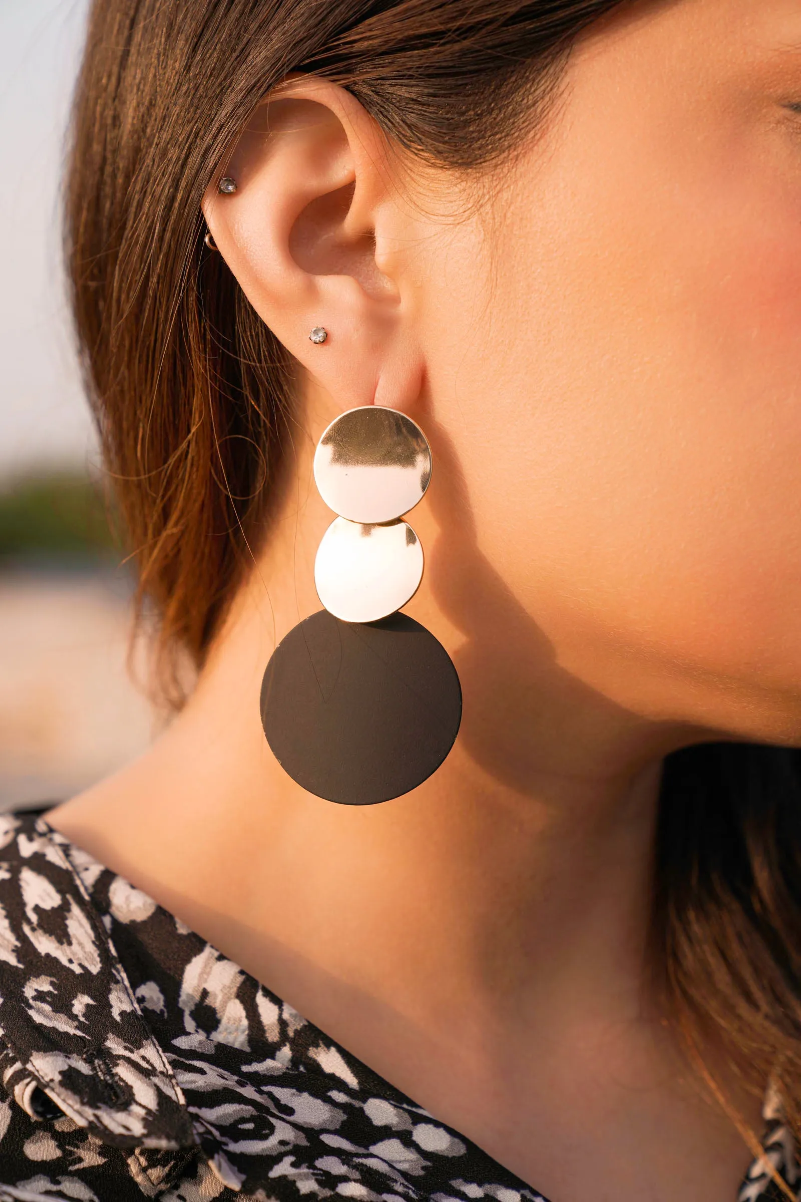 Two Tone Earrings