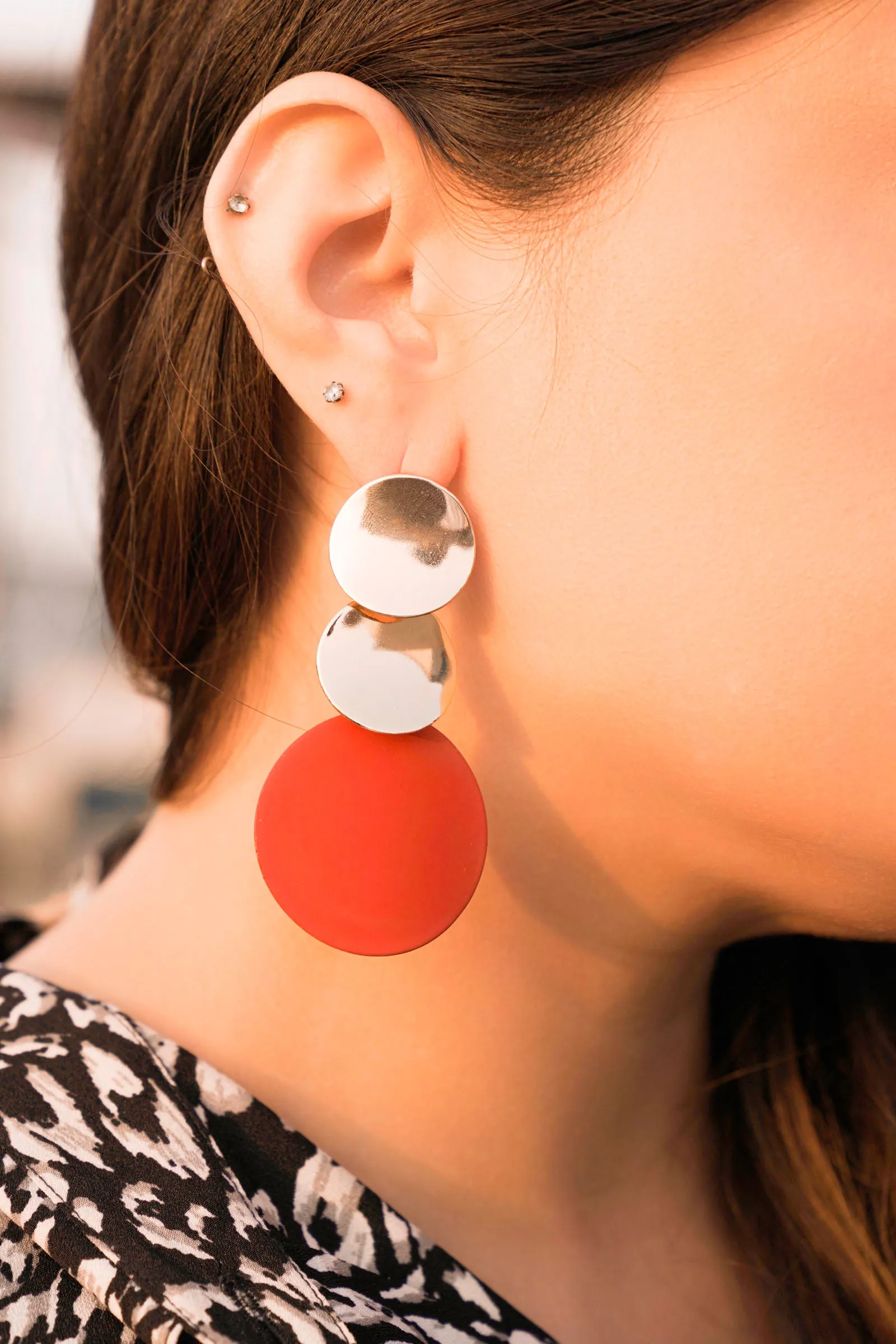 Two Tone Earrings