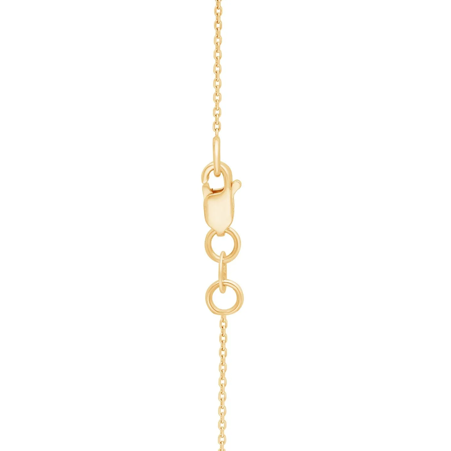 Two Tone Gold Diamond Eternal Necklace