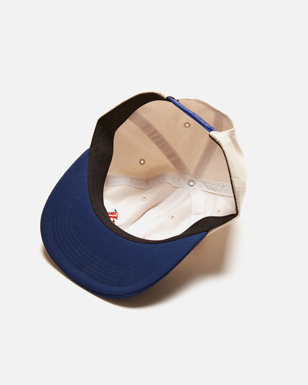 Two Tone Logo Cap - Cream / Dark Blue