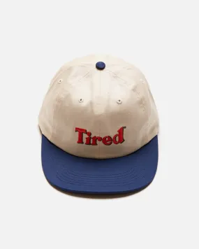 Two Tone Logo Cap - Cream / Dark Blue