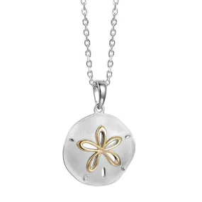 Two-Tone Sand Dollar Pendant